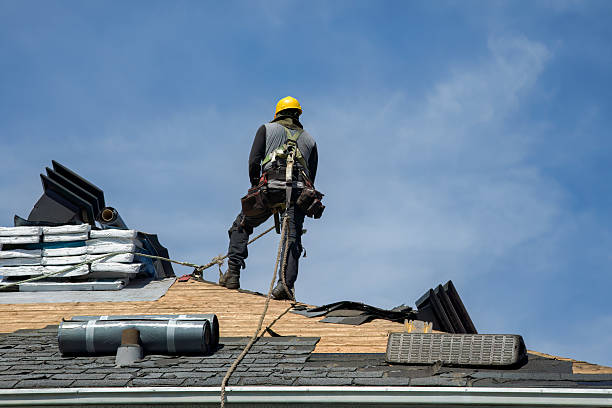 Professional Roof Replacement technician working in Millerton, NY